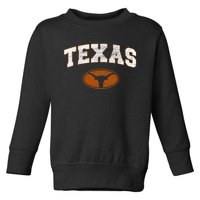 Texas Proud Texans Distressed Toddler Sweatshirt