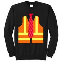 Trump Proud To Be Garbage Hi Vis Vest Red Tie Costume 2024 Sweatshirt