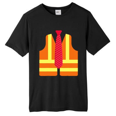 Trump Proud To Be Garbage Hi Vis Vest Red Tie Costume 2024 Tall Fusion ChromaSoft Performance T-Shirt