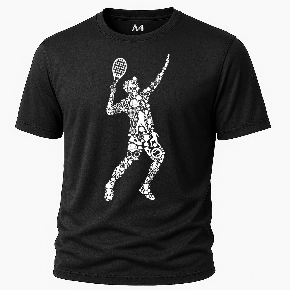 Tennis Player Cooling Performance Crew T-Shirt