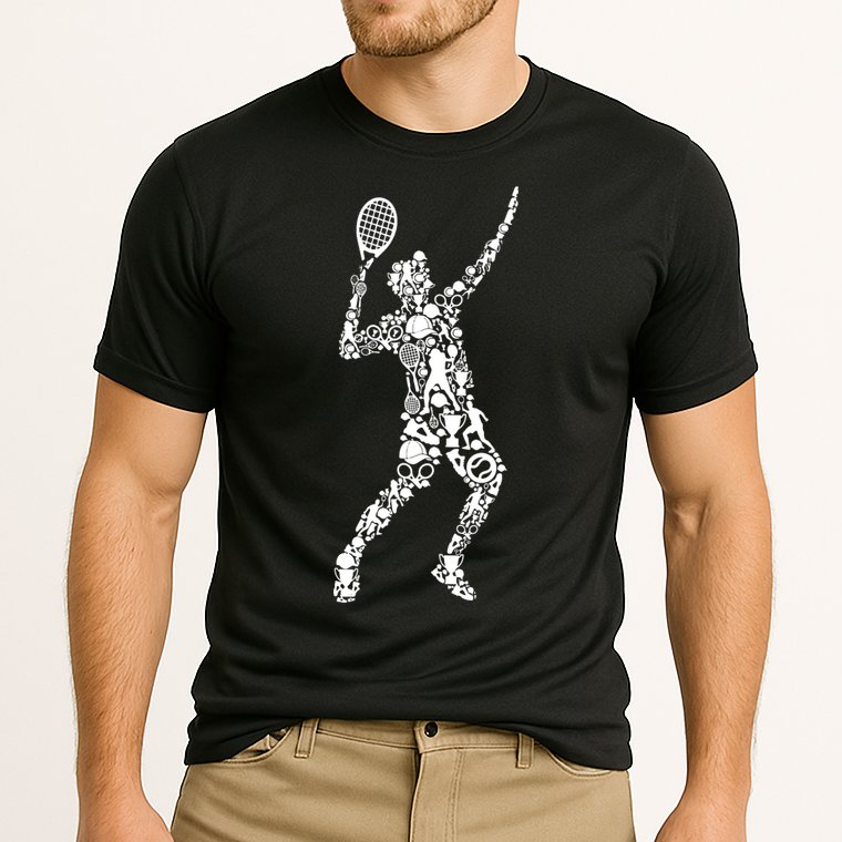 Tennis Player Cooling Performance Crew T-Shirt