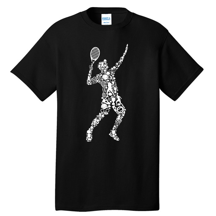 Tennis Player Tall T-Shirt