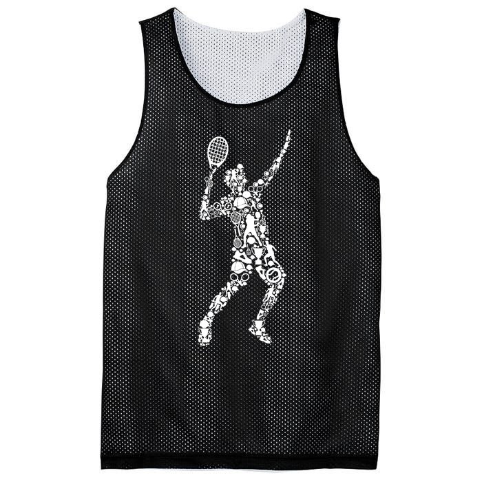 Tennis Player Mesh Reversible Basketball Jersey Tank