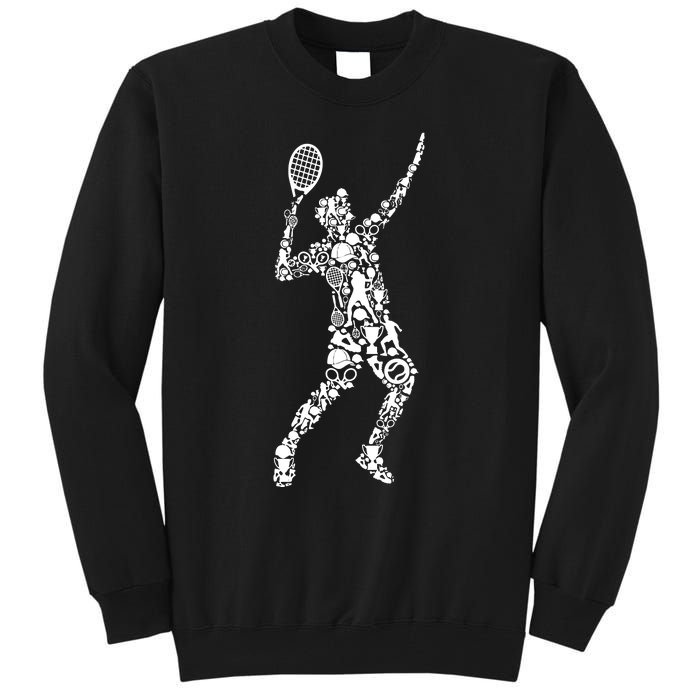 Tennis Player Tall Sweatshirt