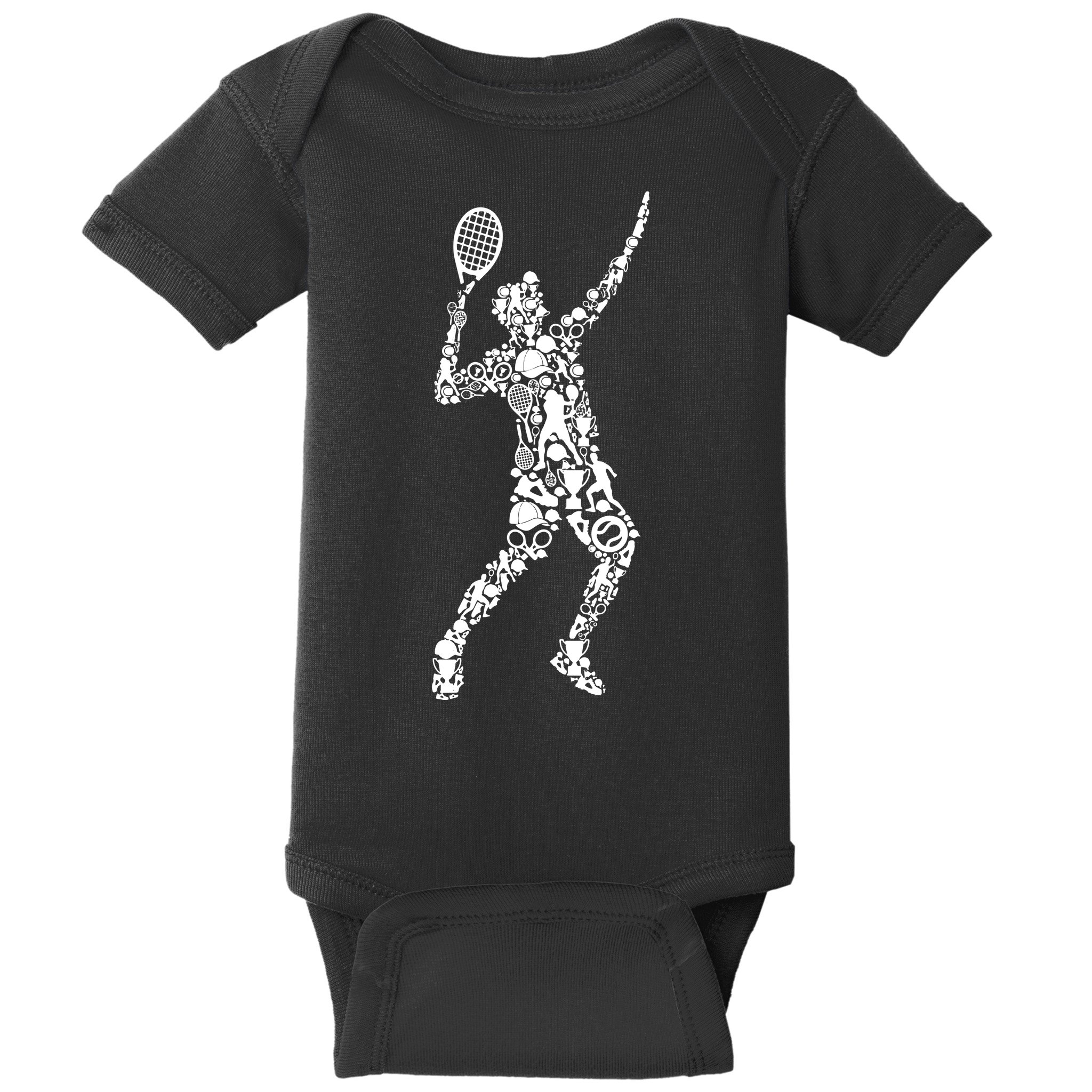 Tennis Player Baby Bodysuit