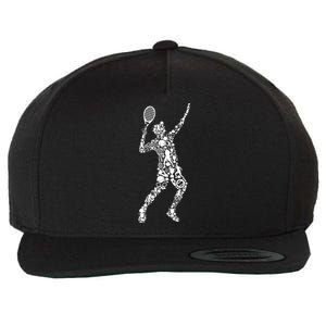 Tennis Player Wool Snapback Cap