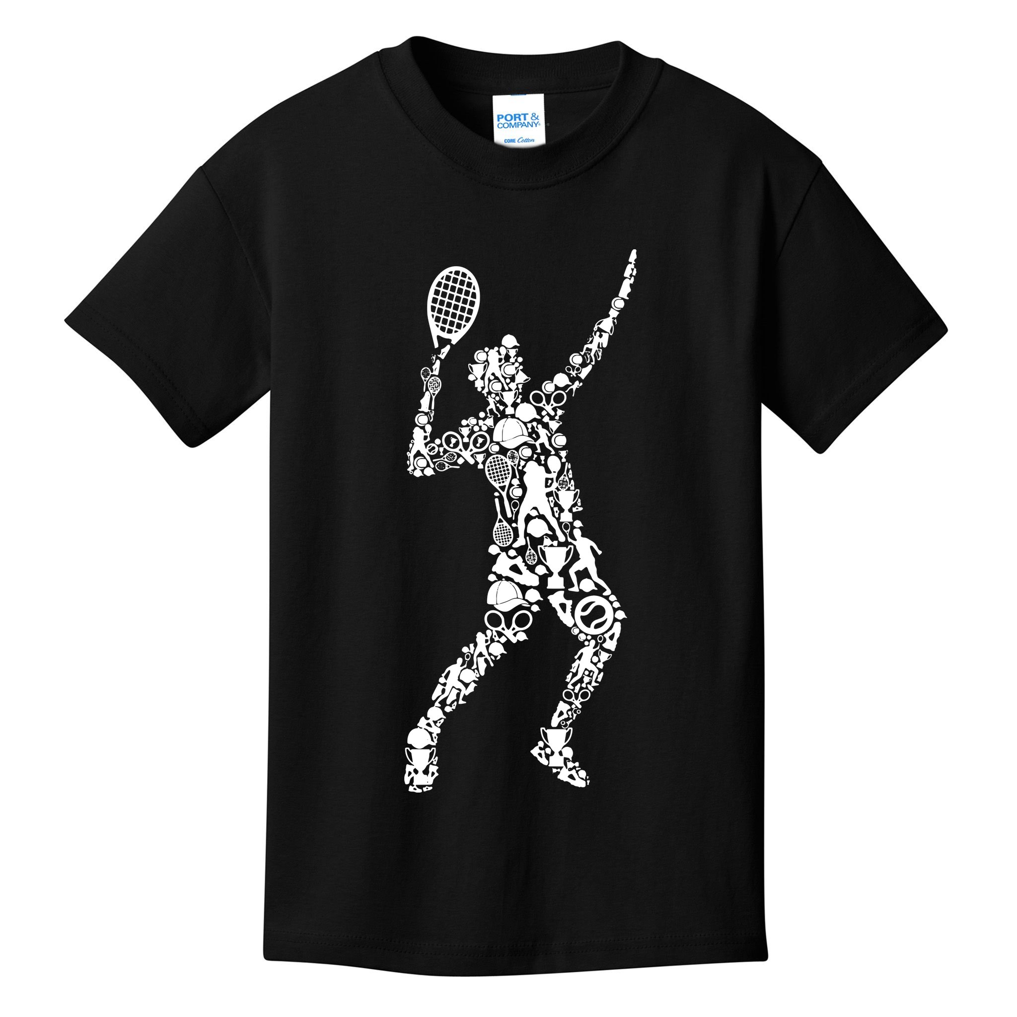 Tennis Player Kids T-Shirt