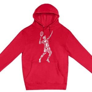 Tennis Player Premium Pullover Hoodie