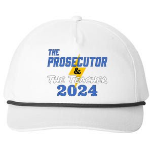 The Prosecutor & The Teacher 2024 Harris Walz Snapback Five-Panel Rope Hat