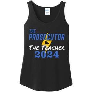 The Prosecutor & The Teacher 2024 Harris Walz Ladies Essential Tank