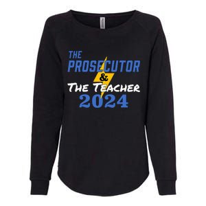 The Prosecutor & The Teacher 2024 Harris Walz Womens California Wash Sweatshirt