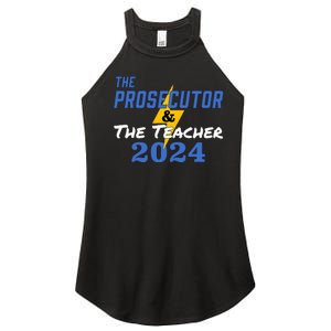 The Prosecutor & The Teacher 2024 Harris Walz Women's Perfect Tri Rocker Tank