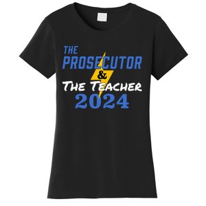 The Prosecutor & The Teacher 2024 Harris Walz Women's T-Shirt