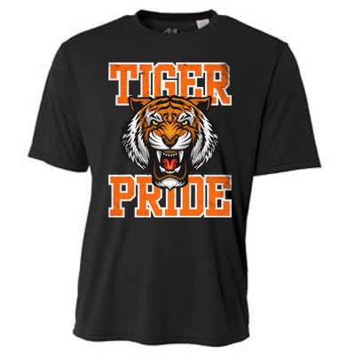 Tiger Pride Tiger Mascot School Sports Team Cooling Performance Crew T-Shirt