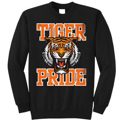 Tiger Pride Tiger Mascot School Sports Team Sweatshirt