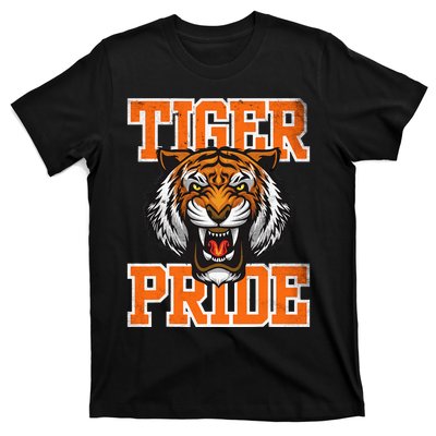 Tiger Pride Tiger Mascot School Sports Team T-Shirt