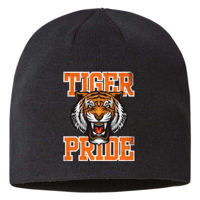 Tiger Pride Tiger Mascot School Sports Team Sustainable Beanie