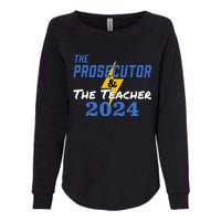 The Prosecutor & The Teacher 2024 Harris Walz Presidential Womens California Wash Sweatshirt