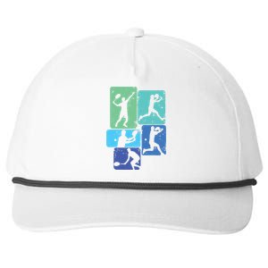 Tennis Player Snapback Five-Panel Rope Hat