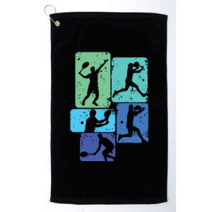 Tennis Player Platinum Collection Golf Towel