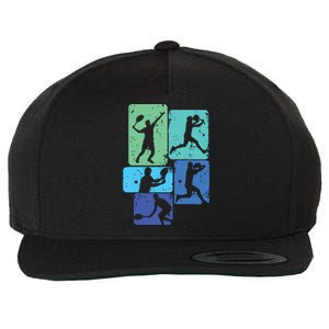 Tennis Player Wool Snapback Cap