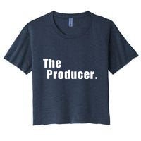 The Producer. Women's Crop Top Tee