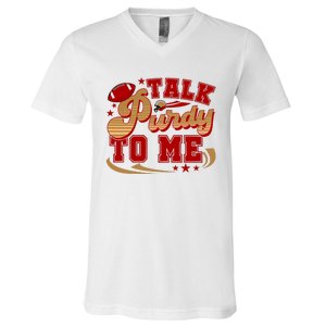 Talk Purty To Me V-Neck T-Shirt