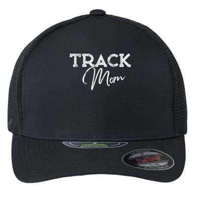 Track Proud Track & Field Mom Flexfit Unipanel Trucker Cap