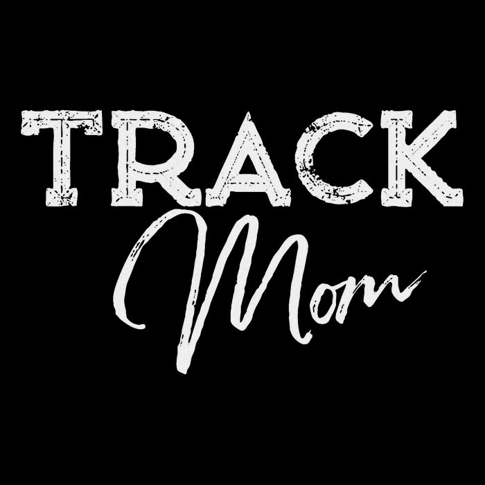 Track Proud Track & Field Mom Drawstring Bag