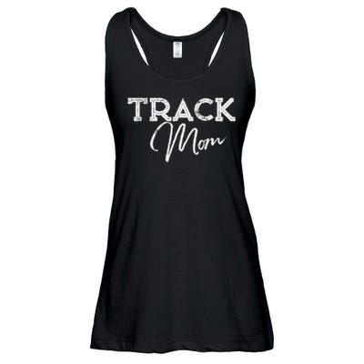 Track Proud Track & Field Mom Ladies Essential Flowy Tank
