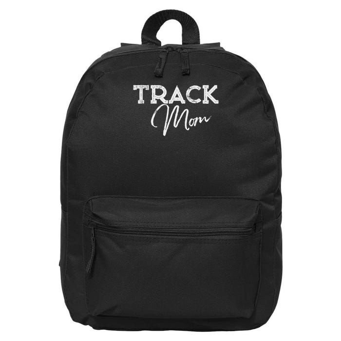 Track Proud Track & Field Mom 16 in Basic Backpack