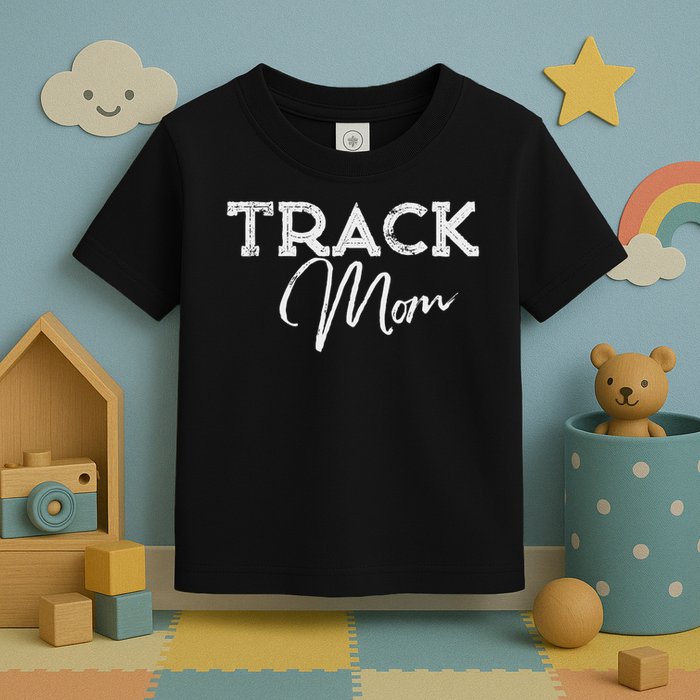 Track Proud Track & Field Mom Toddler T-Shirt