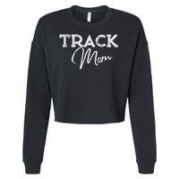 Track Proud Track & Field Mom Cropped Pullover Crew