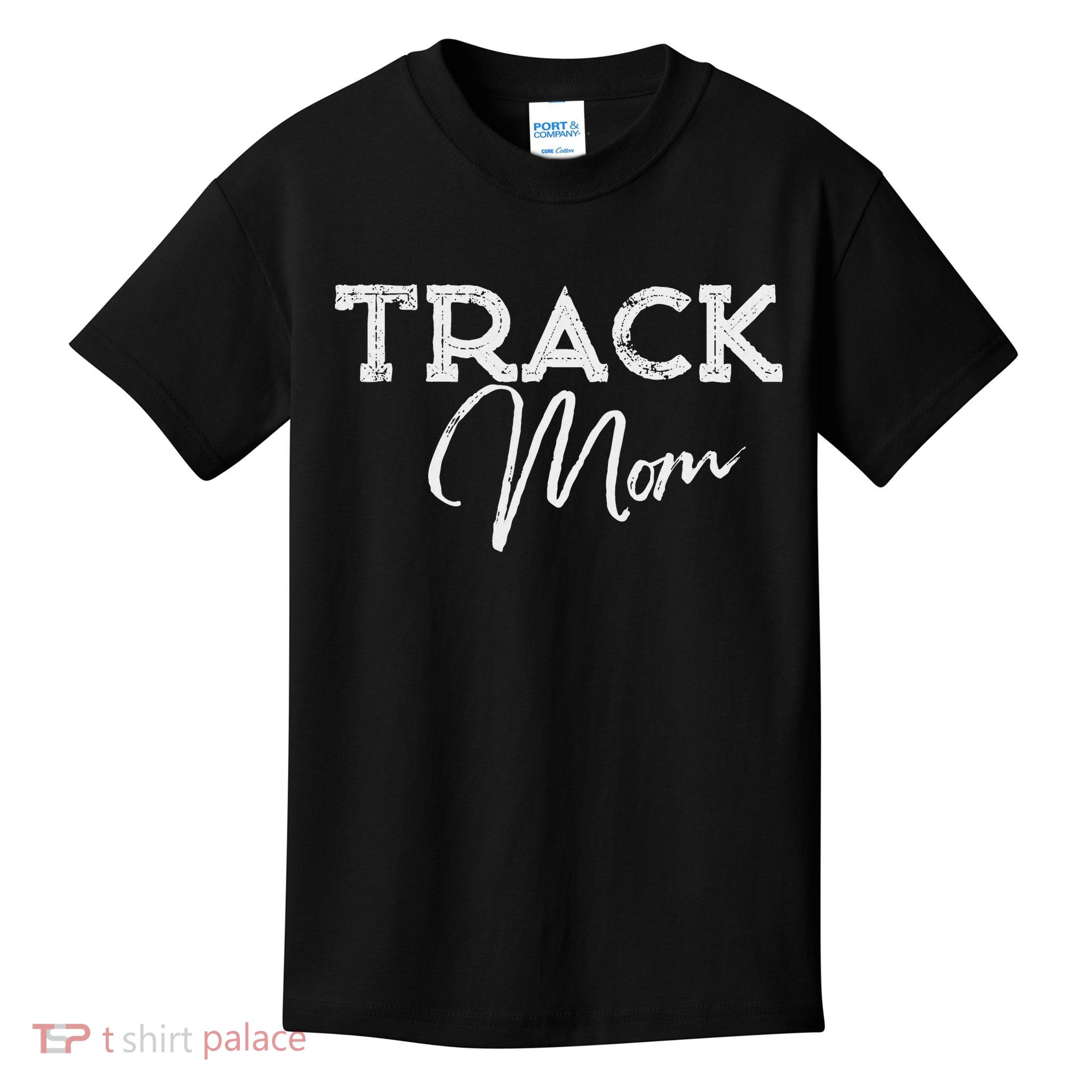Track Proud Track & Field Mom Kids T-Shirt