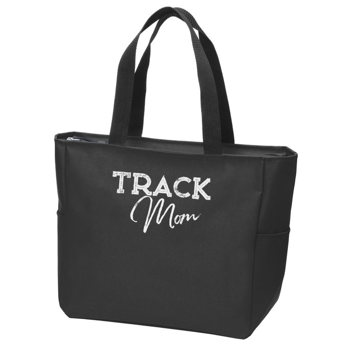 Track Proud Track & Field Mom Zip Tote Bag