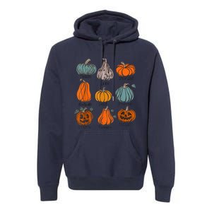 Teacher Pumpkins Trick Or Teach Halloween Teach Love Inspire Premium Hoodie