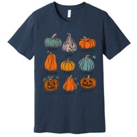 Teacher Pumpkins Trick Or Teach Halloween Teach Love Inspire Premium T-Shirt