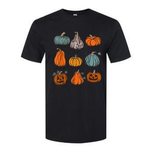 Teacher Pumpkins Trick Or Teach Halloween Teach Love Inspire Softstyle CVC T-Shirt