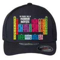 The Periodic Table Of Horror Movies Chemistry Science Flexfit Unipanel Trucker Cap