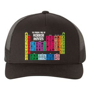 The Periodic Table Of Horror Movies Chemistry Science Yupoong Adult 5-Panel Trucker Hat