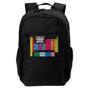 The Periodic Table Of Horror Movies Chemistry Science Daily Commute Backpack