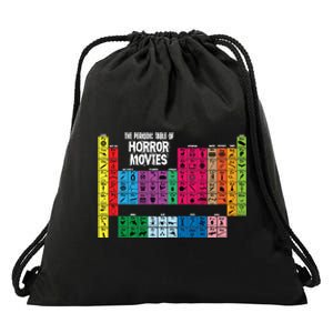 The Periodic Table Of Horror Movies Chemistry Science Drawstring Bag