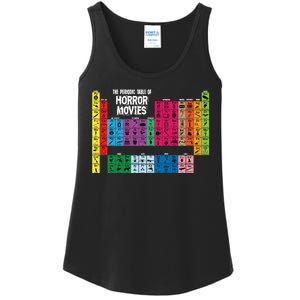 The Periodic Table Of Horror Movies Chemistry Science Ladies Essential Tank