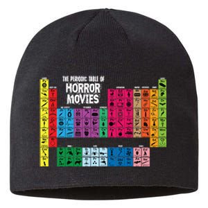 The Periodic Table Of Horror Movies Chemistry Science Sustainable Beanie