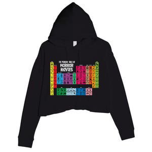 The Periodic Table Of Horror Movies Chemistry Science Crop Fleece Hoodie