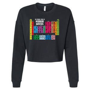 The Periodic Table Of Horror Movies Chemistry Science Cropped Pullover Crew