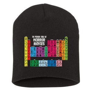 The Periodic Table Of Horror Movies Chemistry Science Short Acrylic Beanie