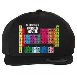 The Periodic Table Of Horror Movies Chemistry Science Wool Snapback Cap