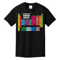 The Periodic Table Of Horror Movies Chemistry Science Kids T-Shirt