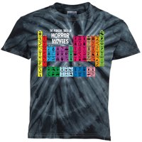 The Periodic Table Of Horror Movies Chemistry Science Kids Tie-Dye T-Shirt